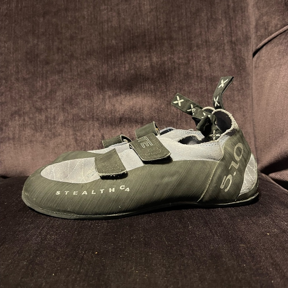 Five Ten Stealth C4 Coyote Gray 5.10 Rock Climbing Shoes M8/W9.5